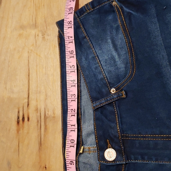 RAW 7 LADIES PLUS SZ 20 DISTRESSED CROPPED ANKLE JEANS - Picture 6 of 13